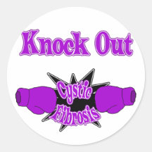 Cystic Fibrosis Round Sticker