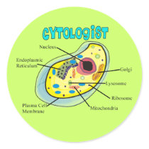 Cytologist Human Cell Drawing Gifts Stickers