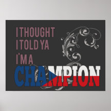 Czech and a Champion Print
