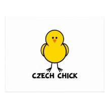 Czech Chick Postcard