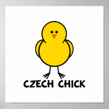 Czech Chick Print