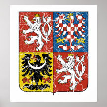 Czech Coat Of Arms Print
