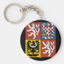 czech emblem keychain