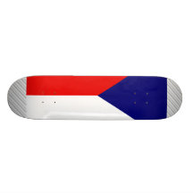 Czech Flag Skate Board Deck
