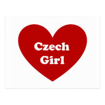 czech girl post cards