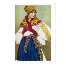 Czech Girl Postcard