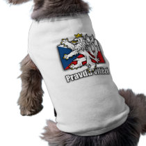 Czech Lion Coat of Arms Flag