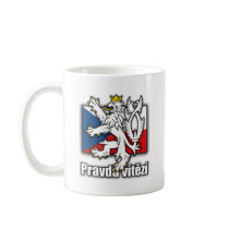 Czech Lion Coat of Arms Flag Mug