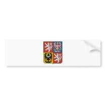 Czech Republic coat of arms Bumper Sticker