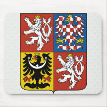 Czech Republic Coat of Arms detail Mousepads