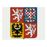 Czech Republic Coat of Arms detail Post Cards