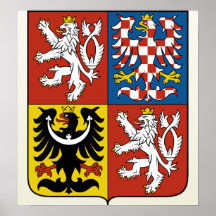 Czech Republic Coat of Arms detail Poster