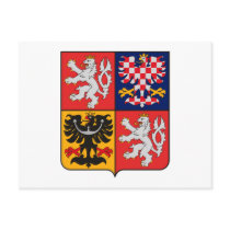 Czech Republic Coat of Arms Postcard