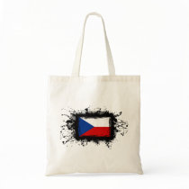 Czech Republic Flag Canvas Bags
