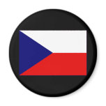 Czech Republic Flag Fridge Magnets