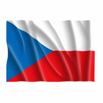 CZECH REPUBLIC FLAG CUT OUT