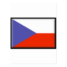 Czech Republic Flag Post Cards