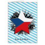 Czech Republic Star Greeting Cards