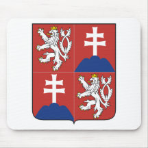 Czechoslovakian Coat of Arms (1990-1992) Mouse Pads