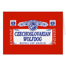 Czechoslovakian Wolfdog Card