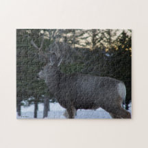 D0008 Mule Deer Buck Jigsaw Puzzle