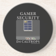 D4 Caltrops Beverage Coasters