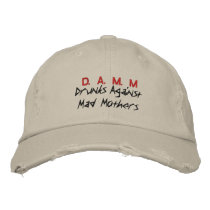 D. A. M. M EMBROIDERED BASEBALL CAP
