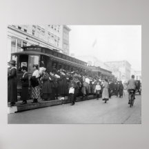 D.C. Streetcar Scene, 1920s Posters