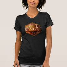 D&D d20 Sandstone and tan SAHARA die T Shirt