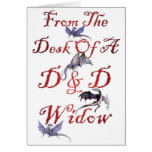D & D Widow Card