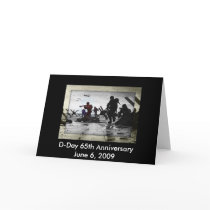 D-Day 65th Anniversary June 6, 2009 Greeting Cards