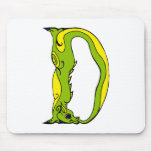 D dragon mouse pad