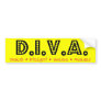 D.I.V.A. Divorced Woman Bumper Stickers