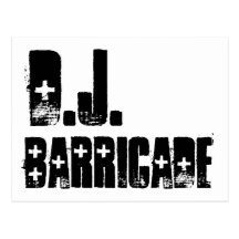 D.j. Barricade Post Card