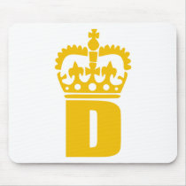 D - Letter - Name Mouse Mats