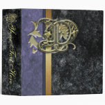 "D" monogram binder