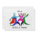 D.O.L.L. Party Custom Invitation