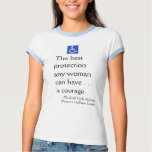 D/R - Elizabeth Cady Stanton Quote t-shirts