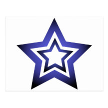 D-Star Blue Post Cards