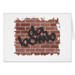 da bomb graffiti  design card
