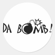 Da Bomb! Round Stickers