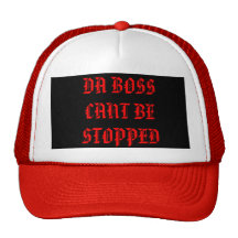 DA BOSS CANT BE STOPPED MESH HATS