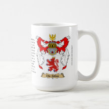 Da Silva, the Origin, the Meaning and the Crest Coffee Mugs