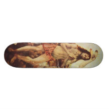 Da Vinci Leonardo - The Baptism of Christ Skateboard Deck