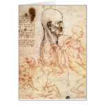 da Vinci -- Man and Horse Sketch Greeting Card