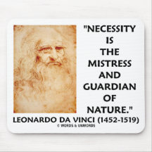 da Vinci Necessity Mistress Guardian Of Nature Mouse Pad