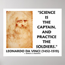 da Vinci Science Is The Captain Practice Soldiers Print