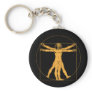 Da Vinci Vitruvian Man Keychain