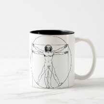 Da Vinci Vitruvian Man Mug