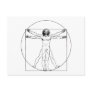 Da Vinci Vitruvian Man Postcard